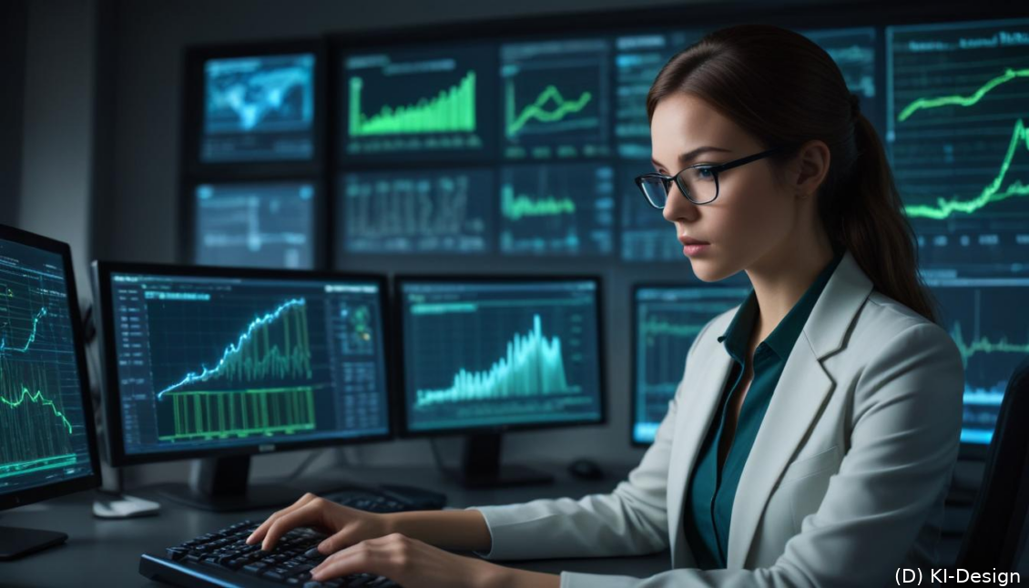 Was kann eine IT-Abteilung mithilfe von Künstlicher Intelligenz tun, um Daten zu analysieren?